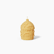 Yellow Miniature Fairy Mushroom House Candle - Boowan Nicole