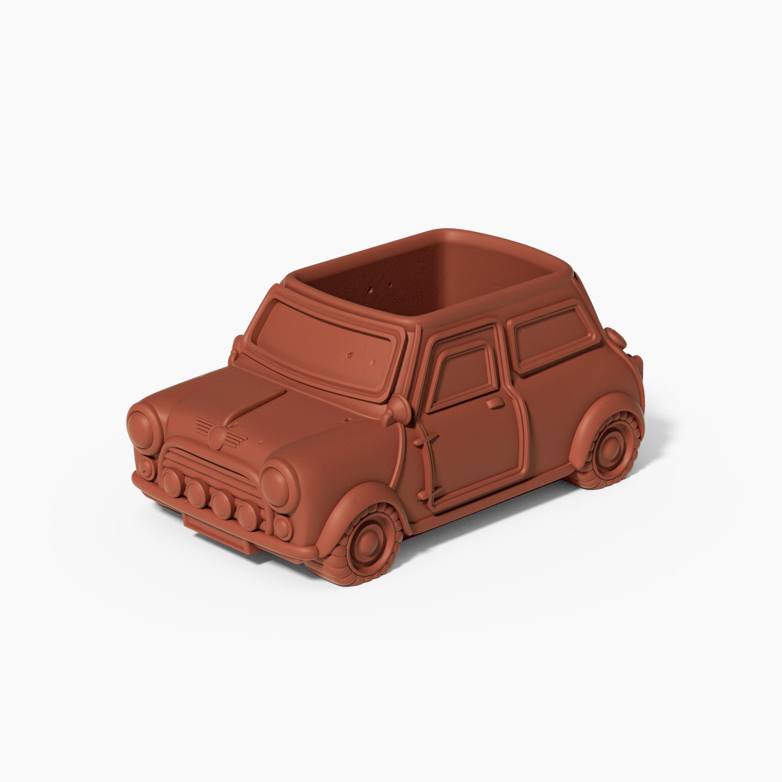 Brown Retro-styled Car-Shaped Plant Pot-Boowan Nicole