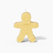 Yellow Gingerbread Papa Candle-Boowan Nicole