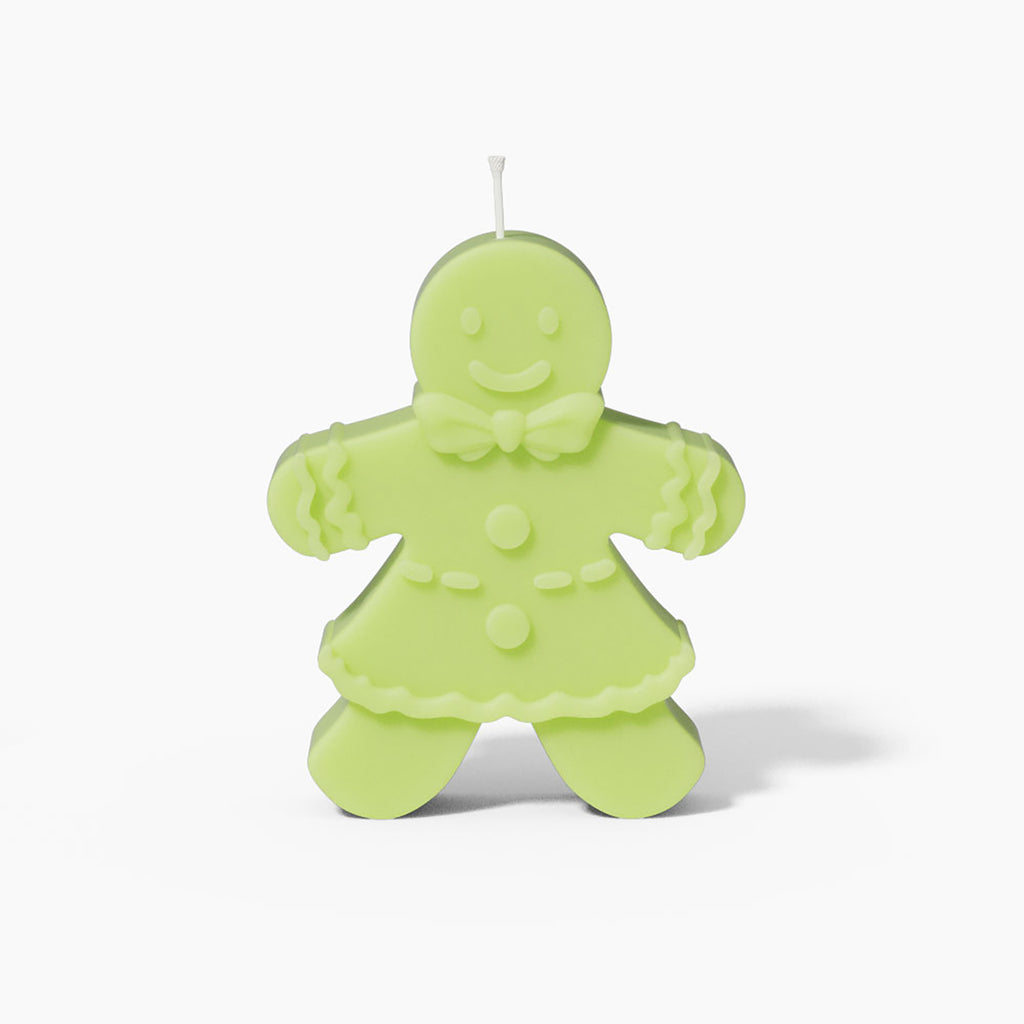 Green Gingerbread Mama Candle-Boowan Nicole