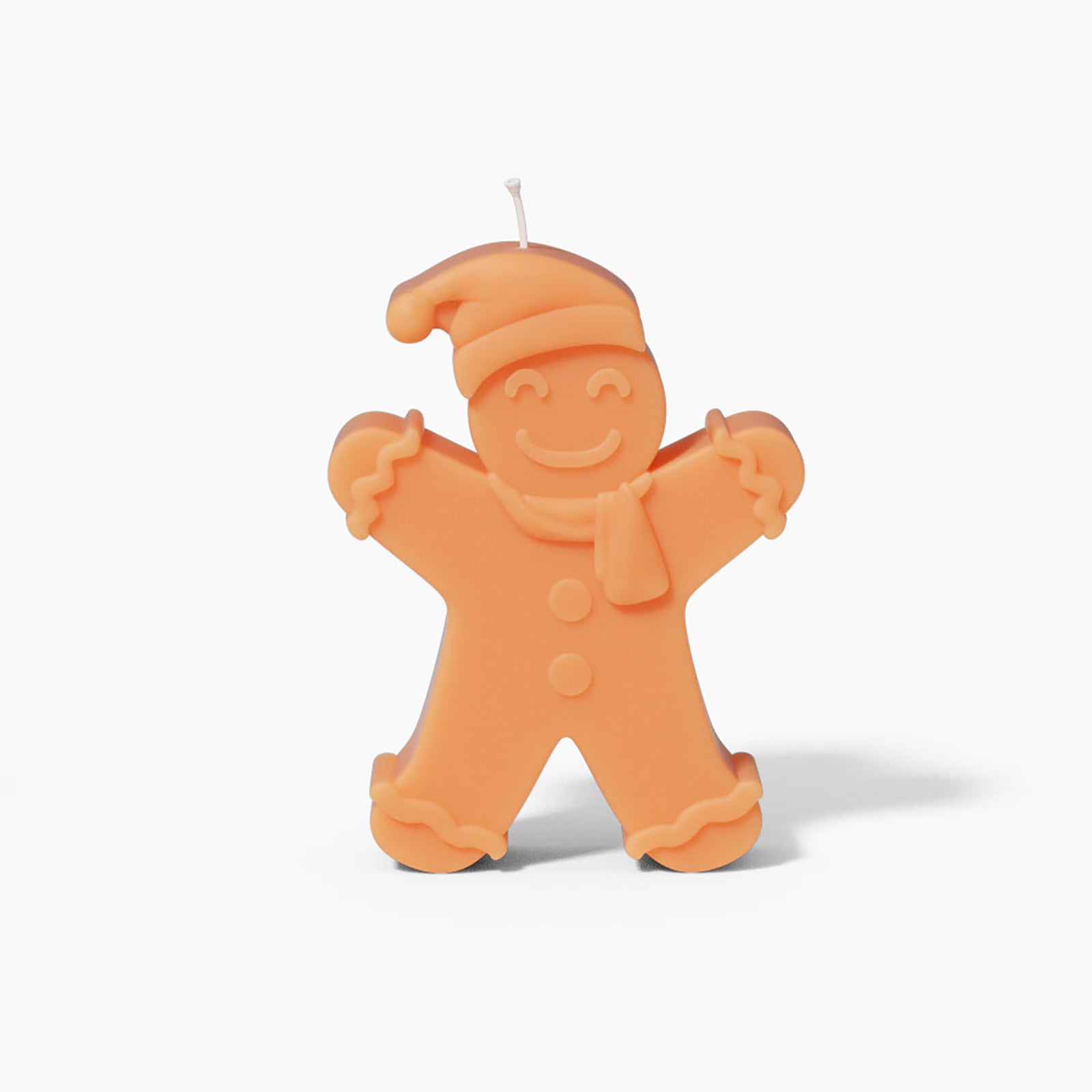 Orange Gingerbread Baby candle-Boowan Nicole