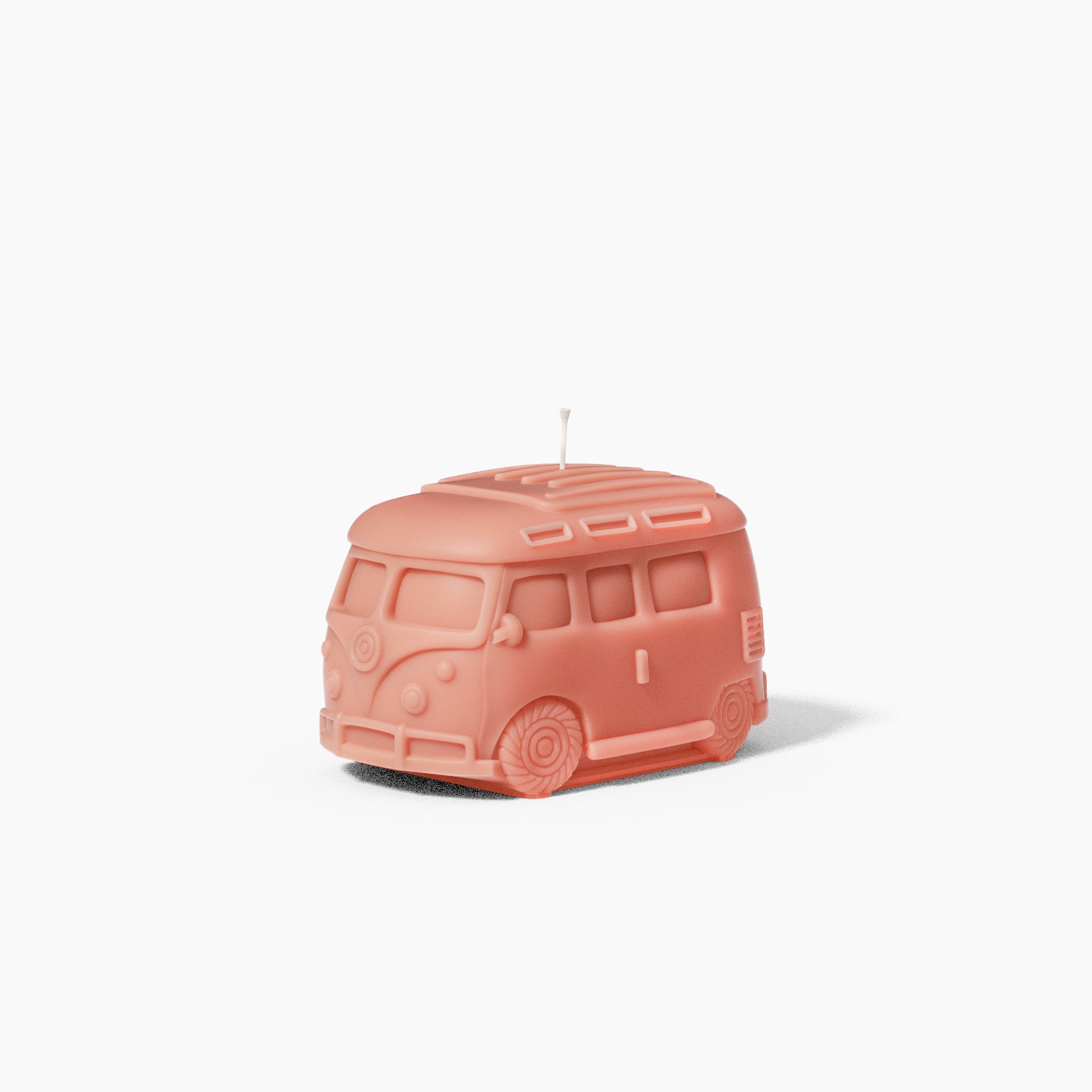Red Kombi Vintage Camper Van Candle-Boowan Nicole