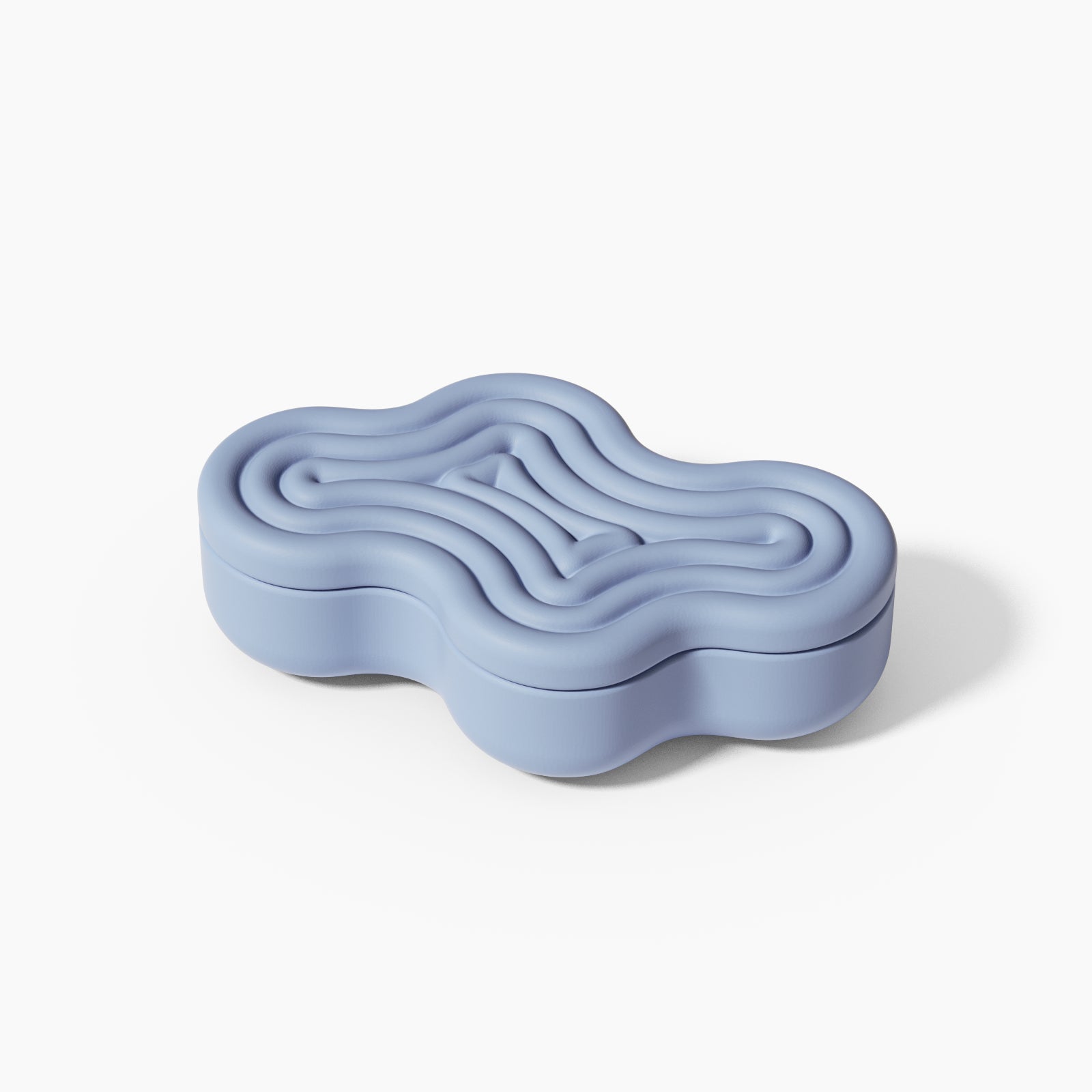 Blue Wriggle storage box with beautiful details - Boowan Nicole