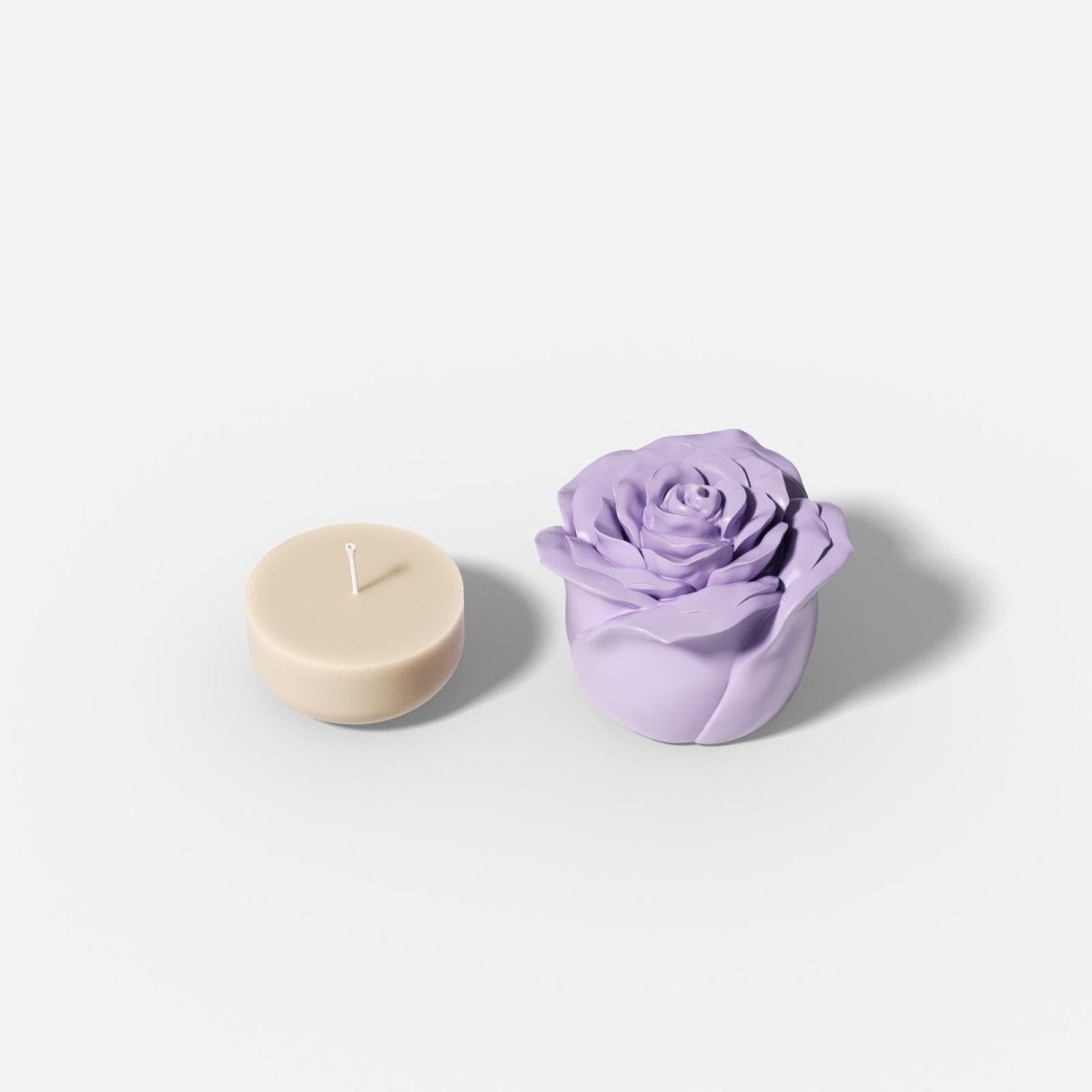 2.5oz Eternal Rose Bloom Candle Jar & Candle Refill