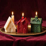 【Pre-sale】Christmas Village Cottage Candle Silicone Mold Collection