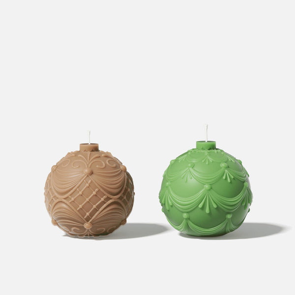 Merry Christmas Bauble Light Candle Silicone Mold Collection