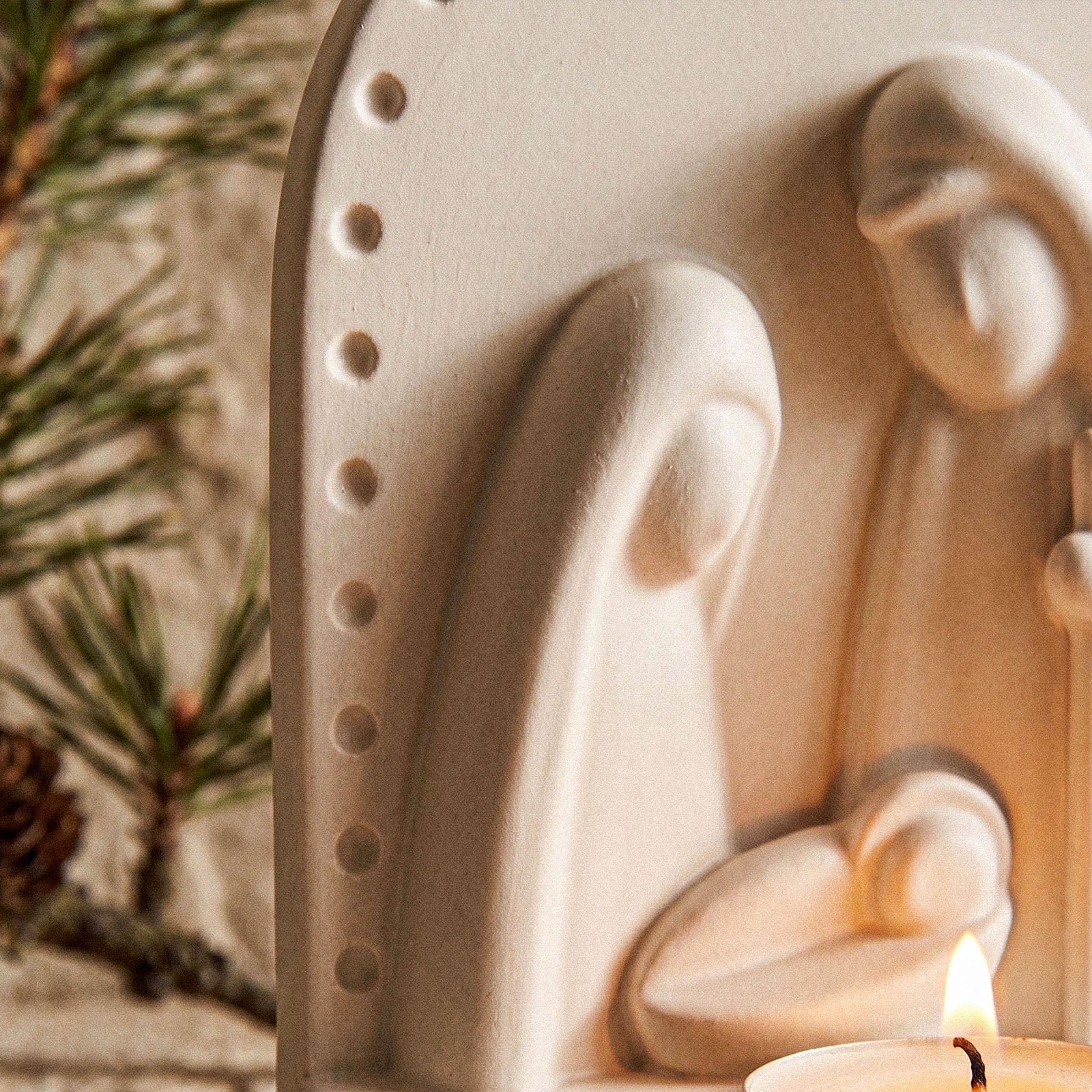 【Pre-sale】Azulmostaza x Boowan Nicole｜Nativity Tealight Holder Silicone Mold