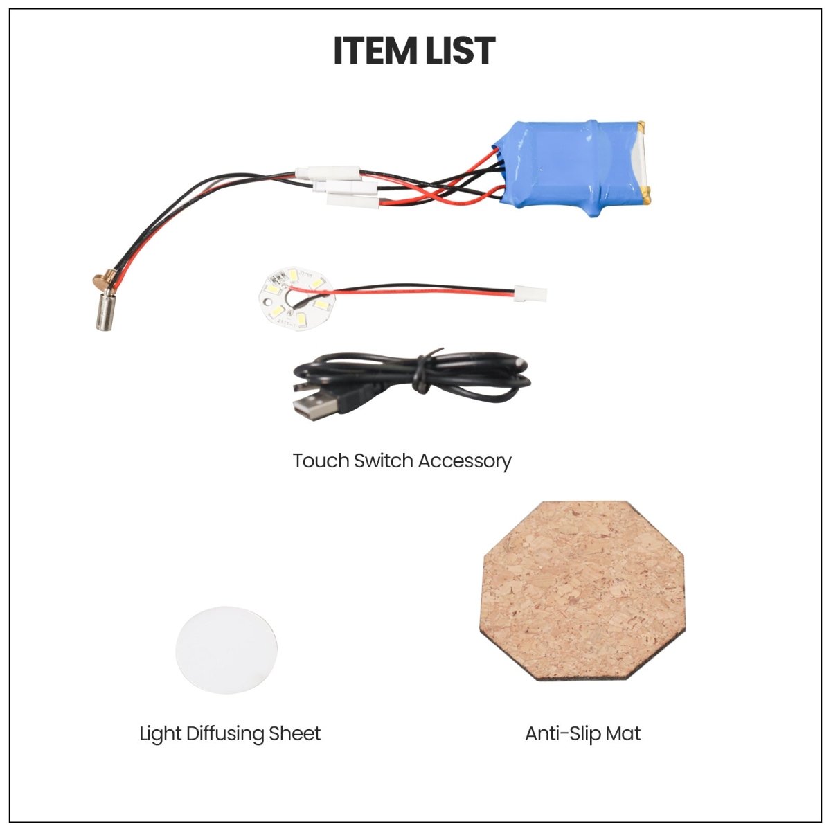 Gothic Revival Architecture Dimmable Rechargeable Table Lamp Silicone Mold and AccessoriesLamp MoldSH1091-1-2