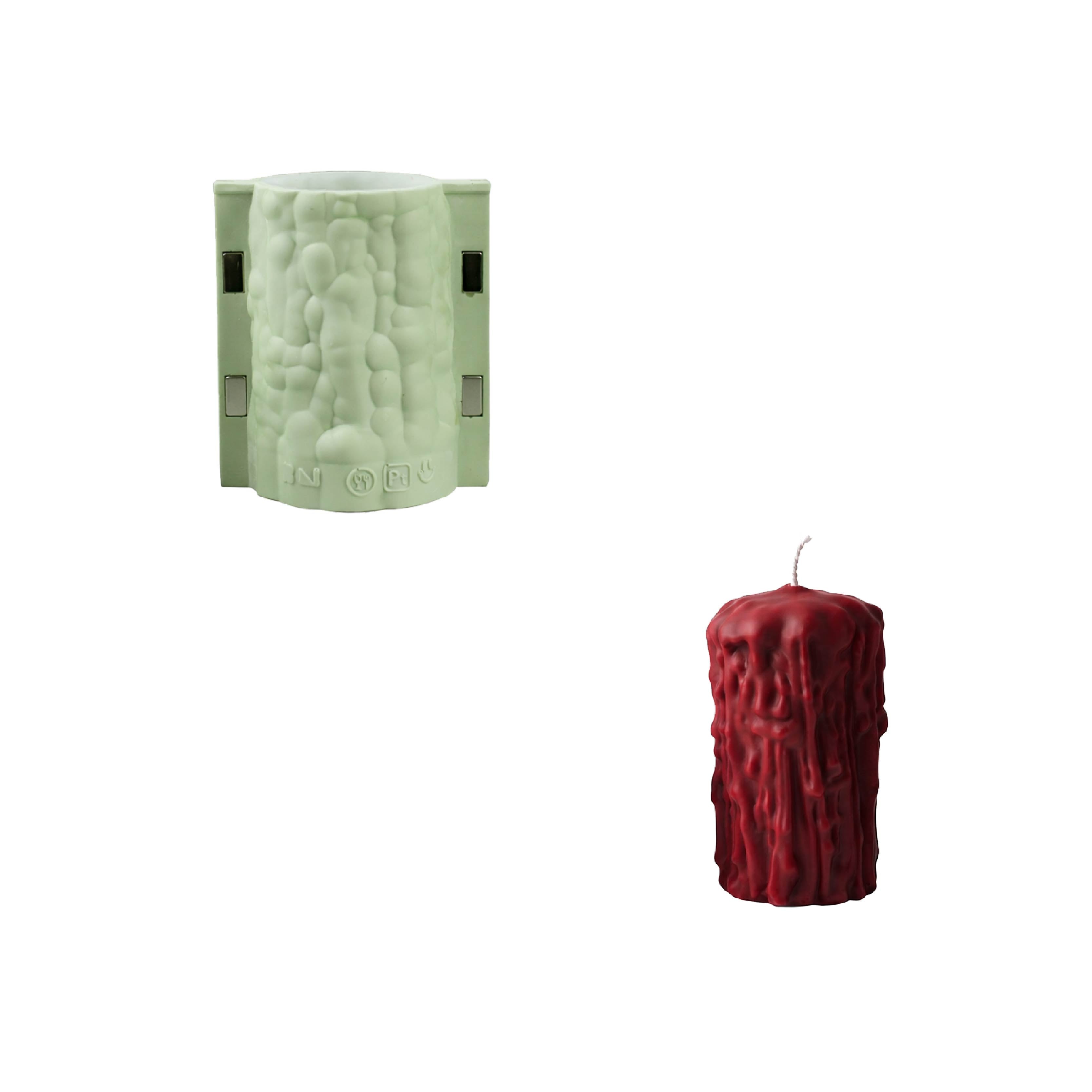 Dripping Pillar Candle Silicone Mold Collection
