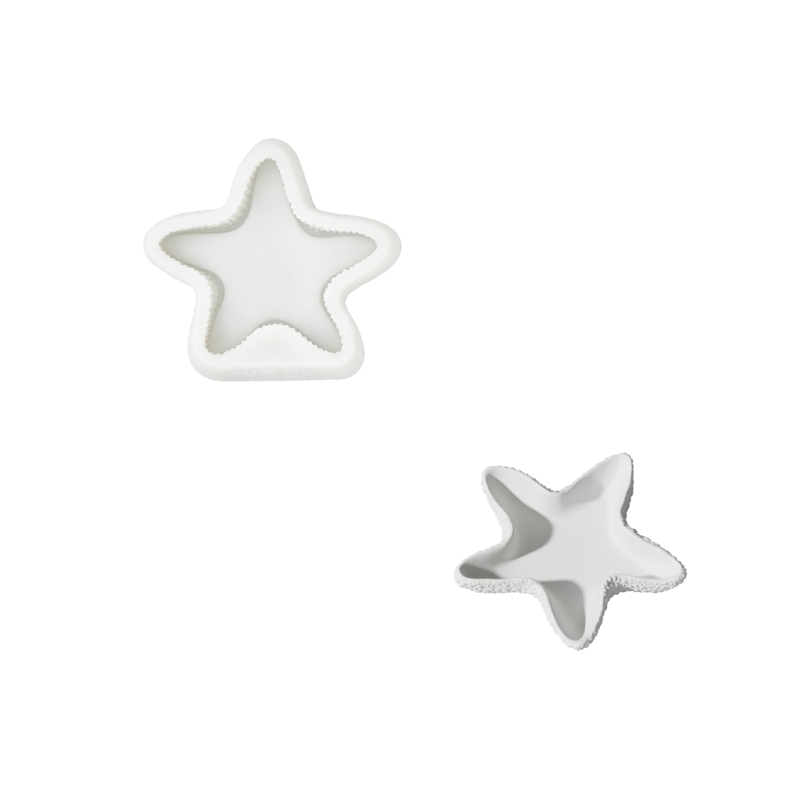 Coastal Starfish Candle Jar Silicone Mold Collection