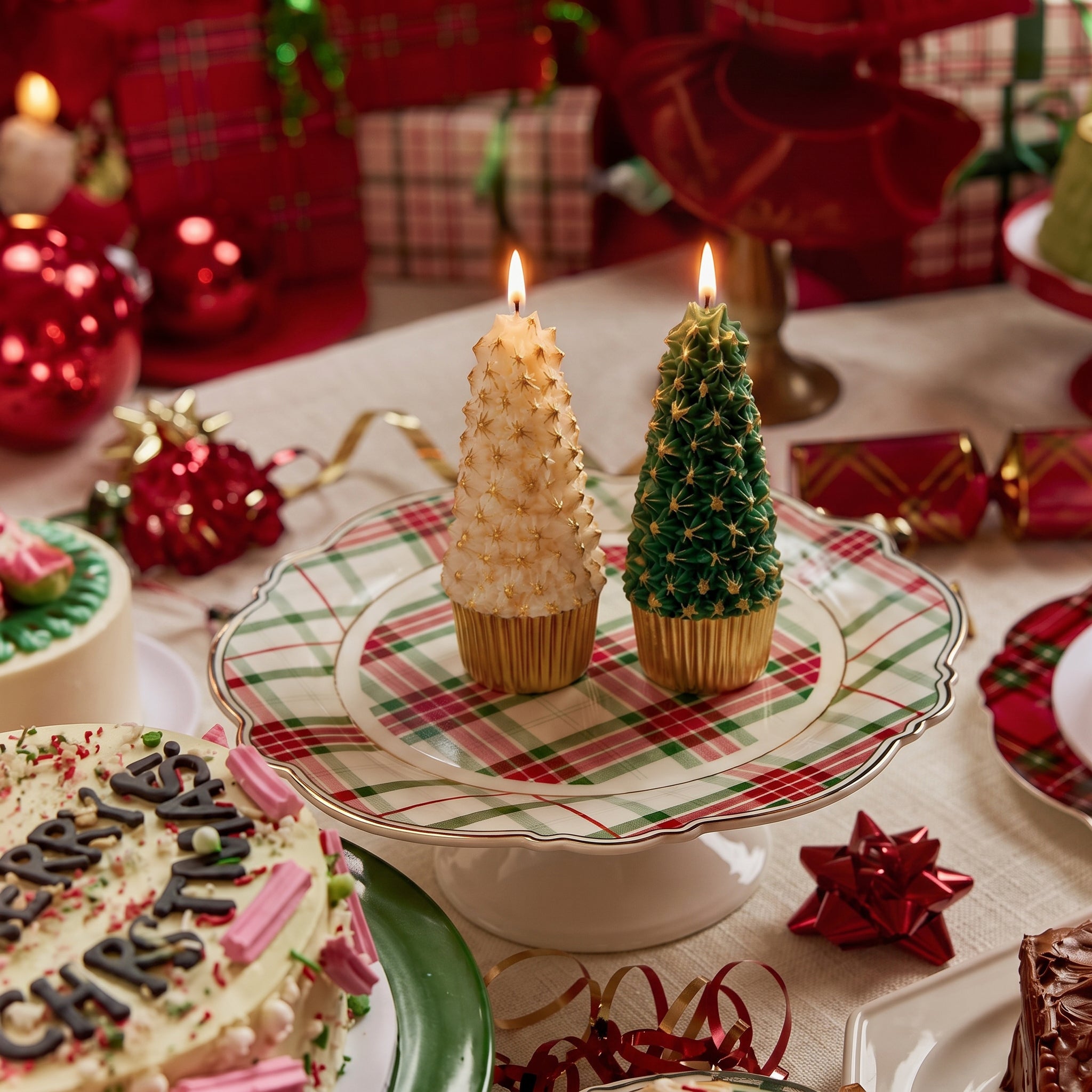 【Pre-sale】Sweet Christmas Tree Cupcake Candle Silicone Mold