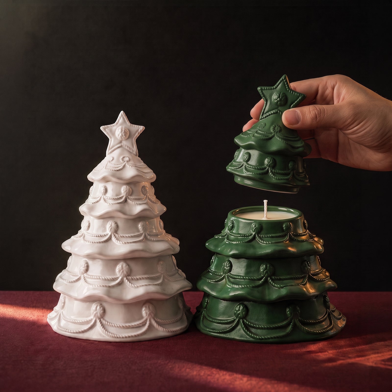 【Pre-sale】Twinkle Star Christmas Tree Stacking Candle Jar Silicone Mold