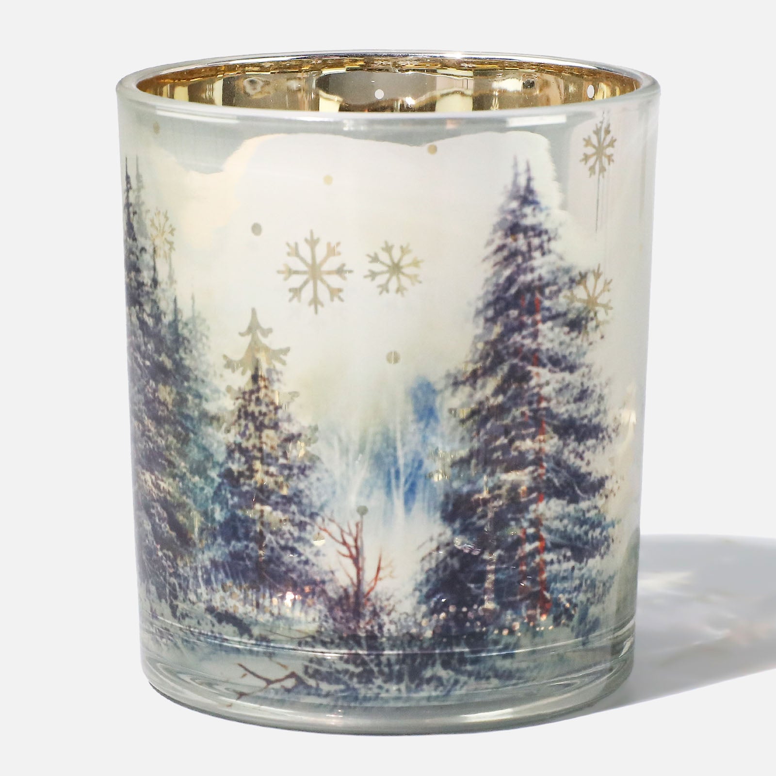 Colección de frascos de vela de vidrio Floral Ribbon
