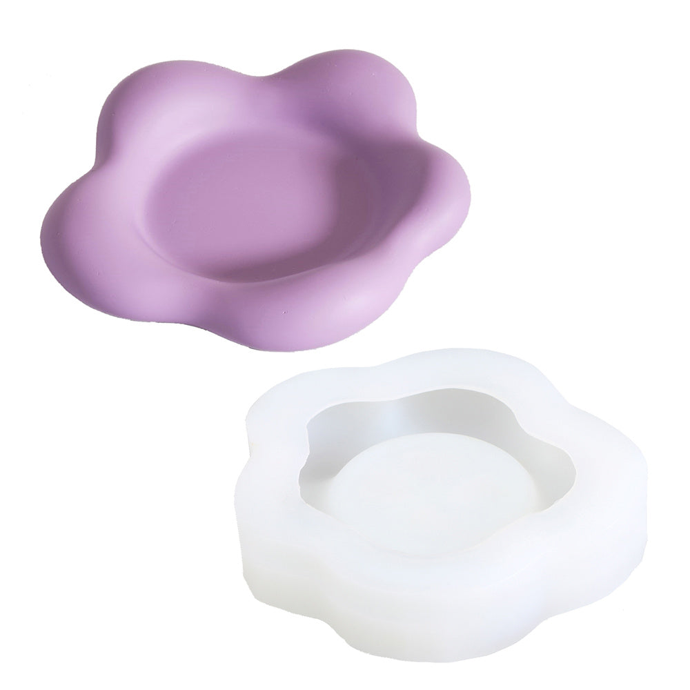 Форма для подсвечника с цветочным узором для чайных свечей