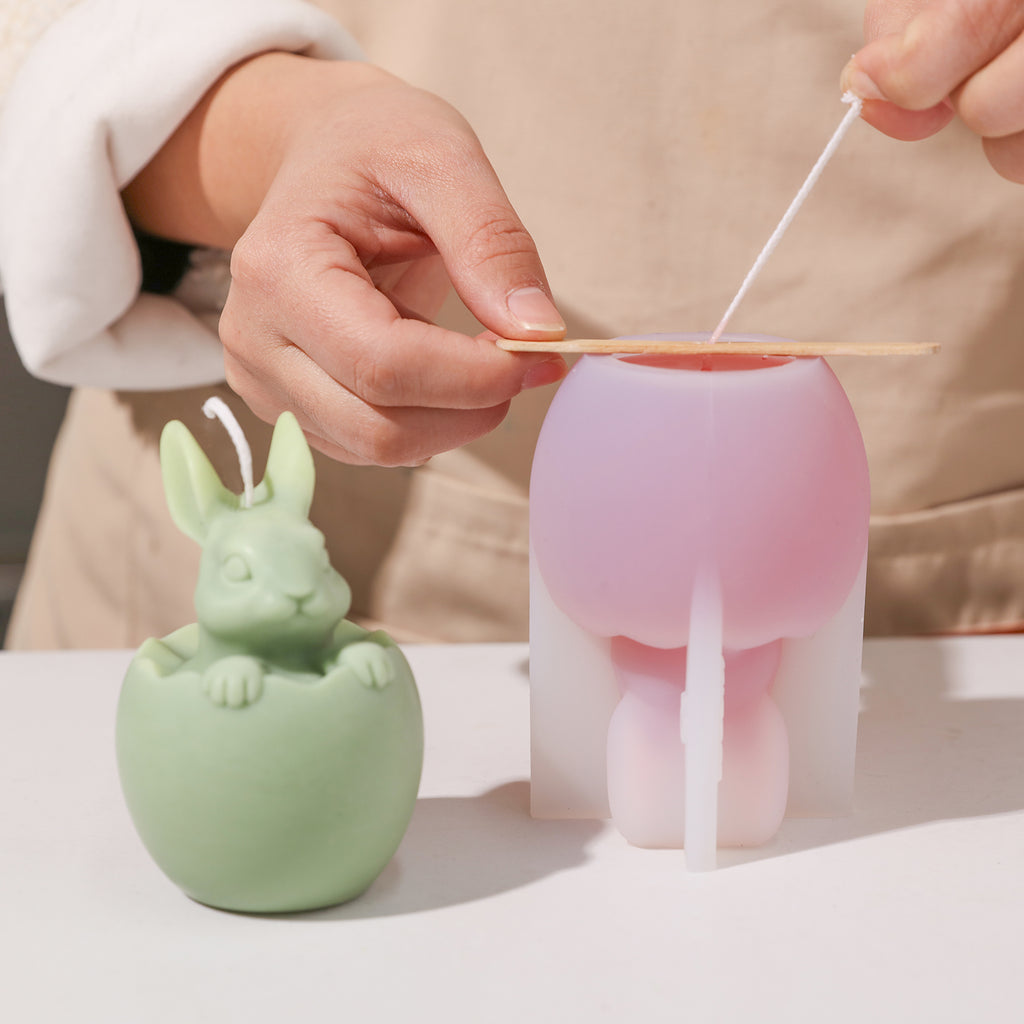 Make Easter Bunny Candles with Molds
