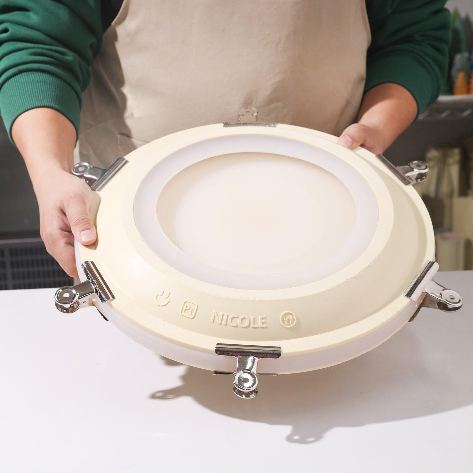 Silicone mold set for making trays.