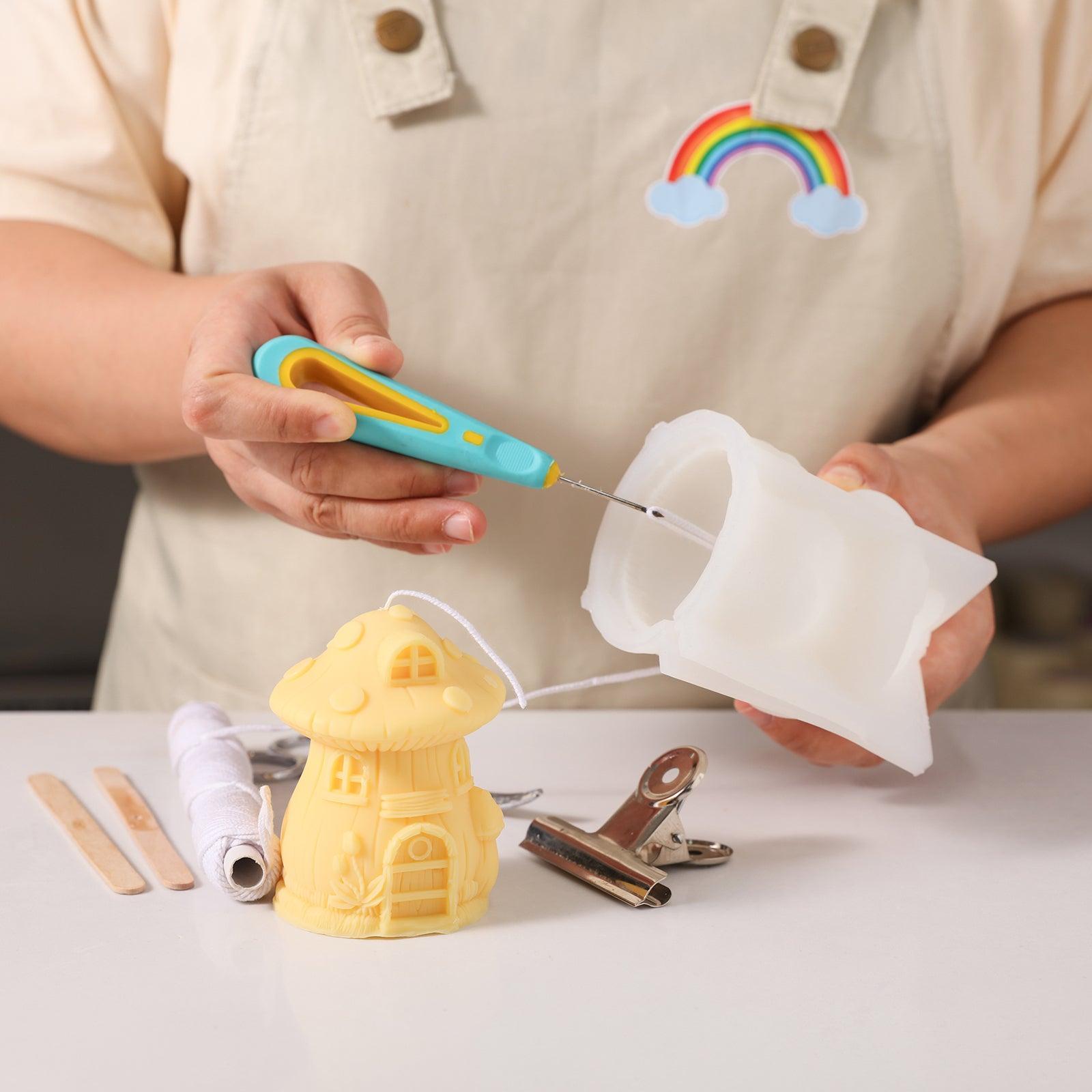 Positioning holes in the silicone mold make it easier to use threading tools -Boowan Nicole