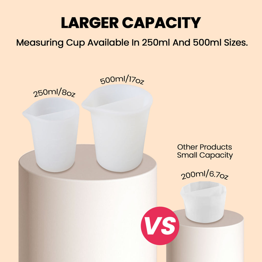 Available in 250ml and 500ml styles, offering a larger capacity compared to other products.