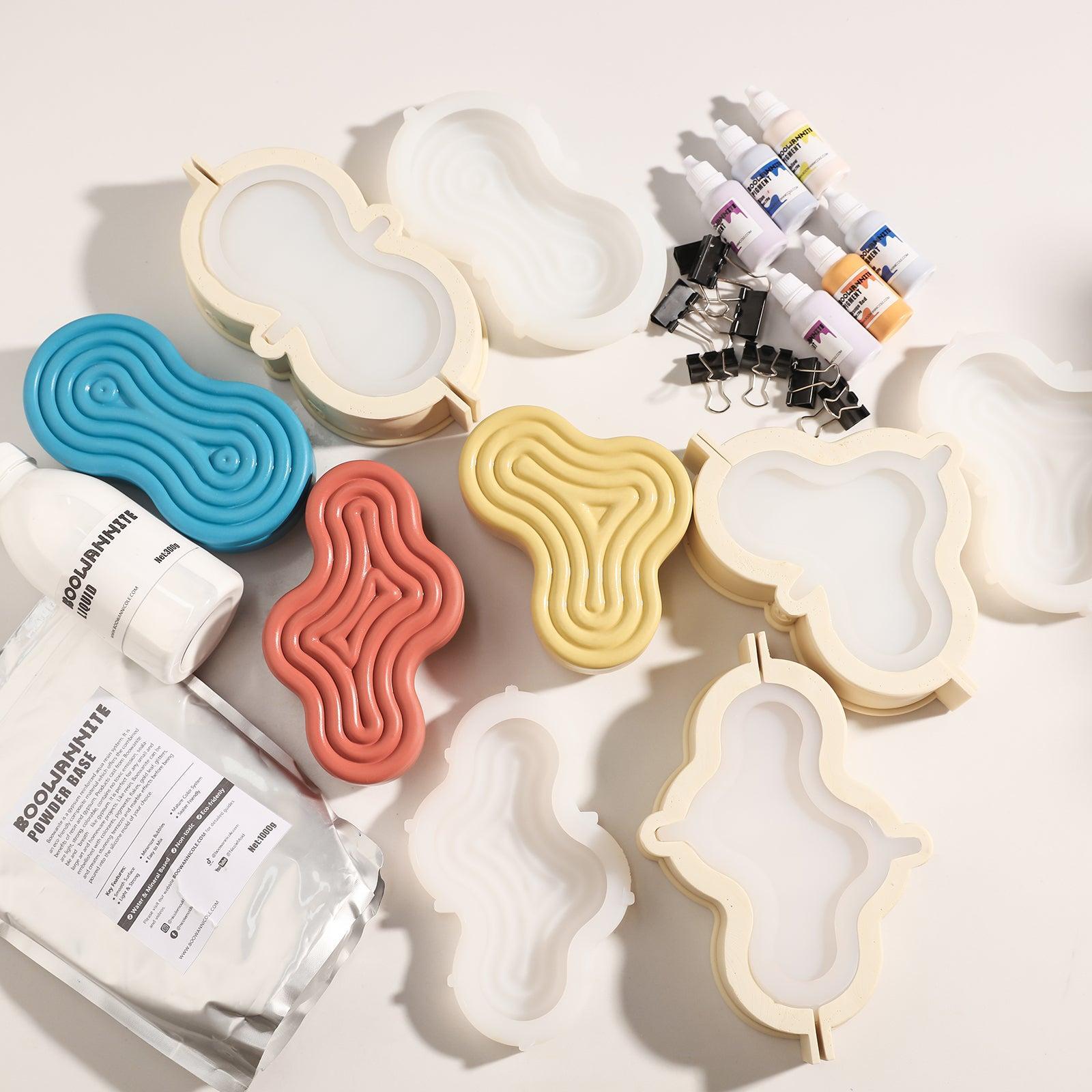 Materials for making wriggle candle jars - Boowan Nicole