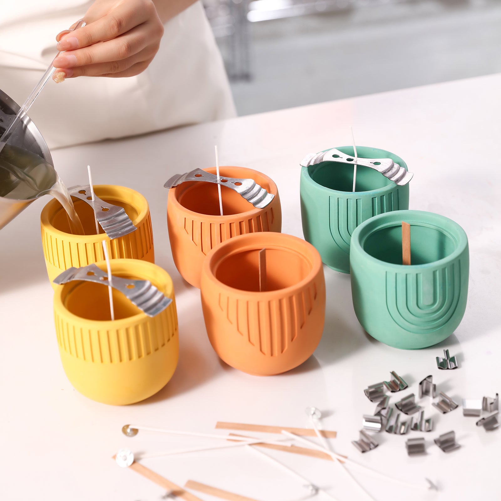 Unlock Your Creativity: Stylish Silicone Mold for Crafting Handmade Candle  Jar Vessels with Dual Chic Lids! – Boowan Nicole