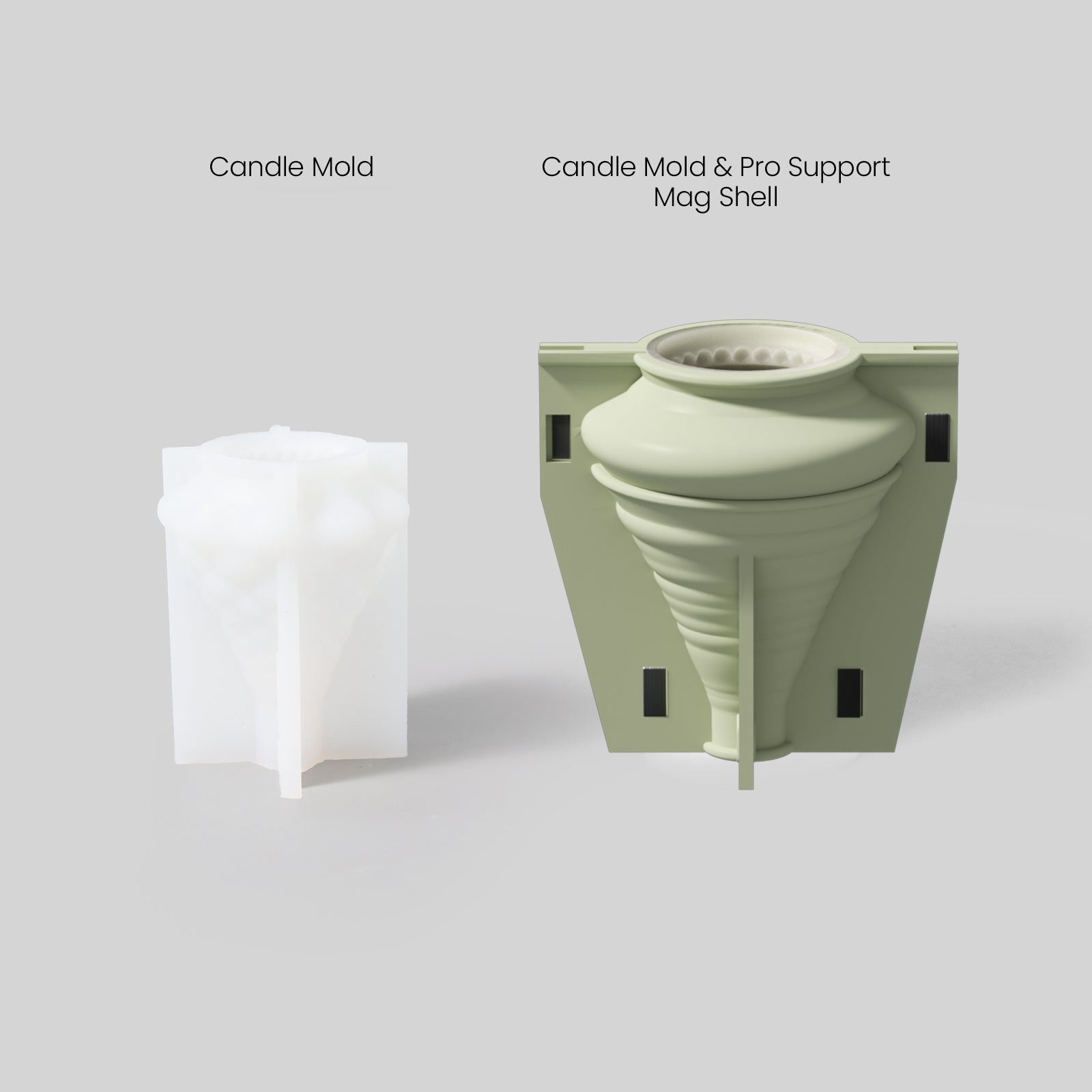 Tannenzapfen-Weihnachtsbaum-Kerzen-Silikonform