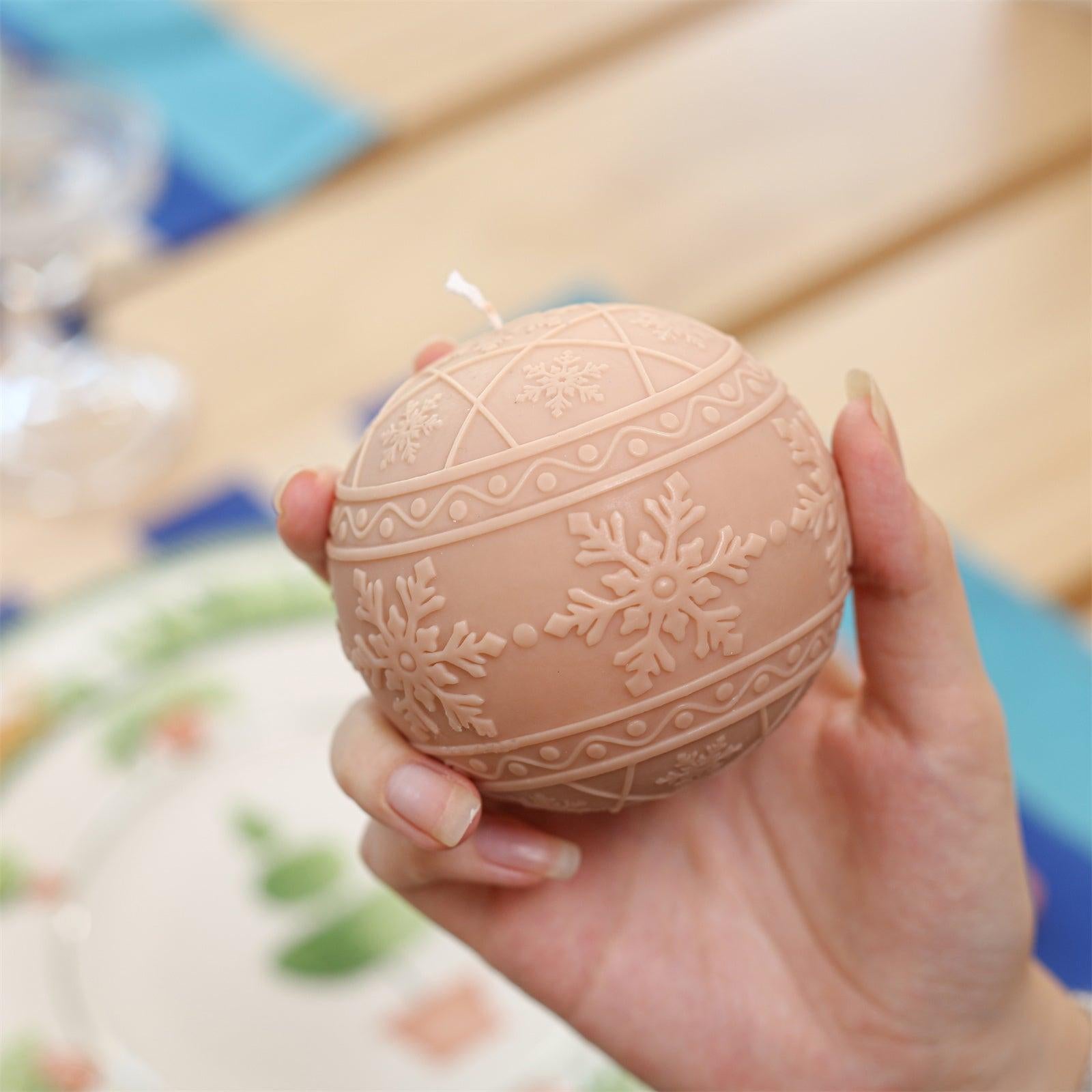 Weihnachtsanhänger, Christbaumkugel, Lichtkerze, Silikonform-Kollektion