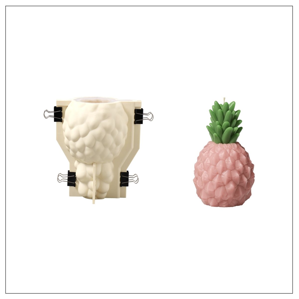 Get the large silicone pineapple mold