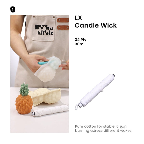 34 Ply LX Wick - for Small