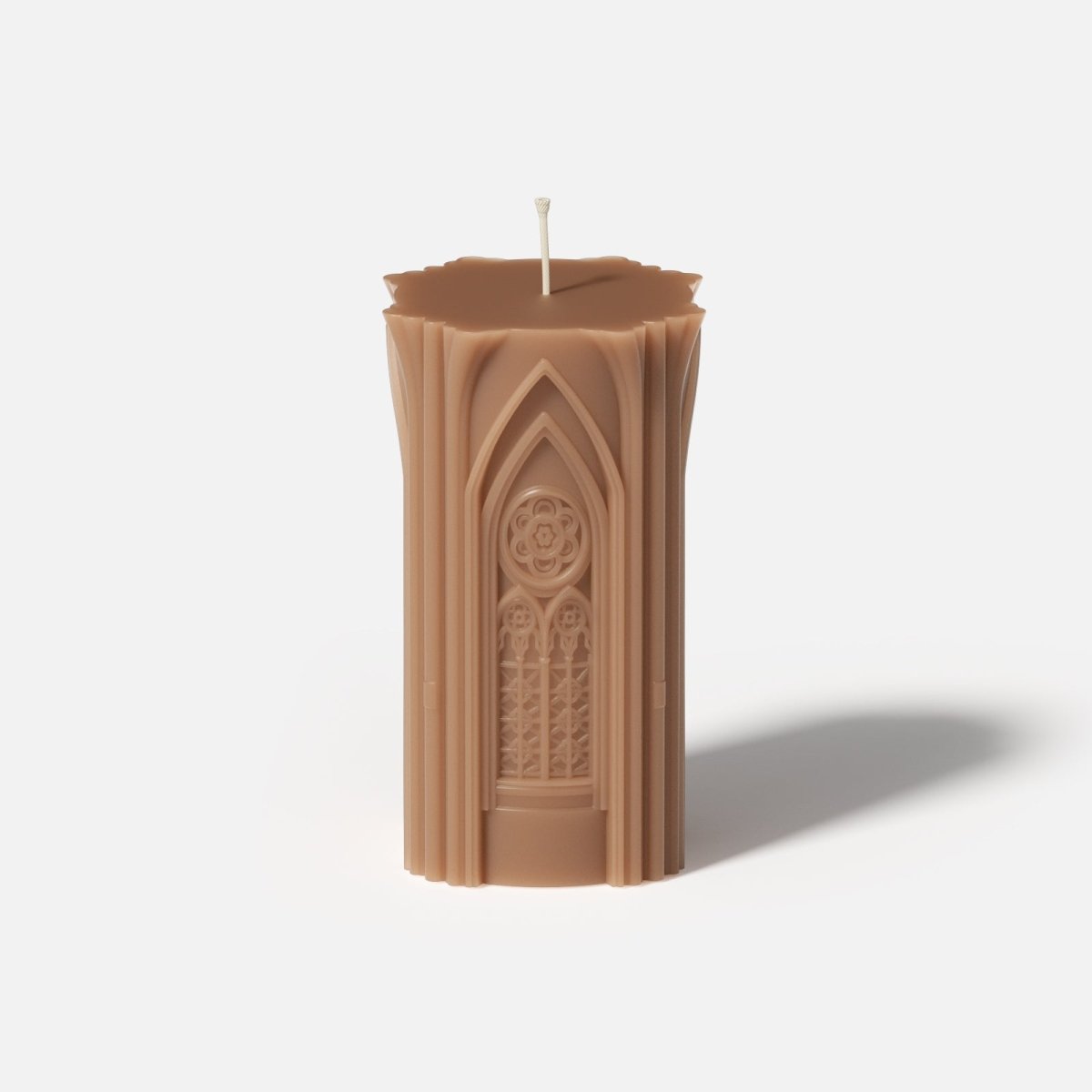 Gothic Architecture Pillar Candle Silicone Mold3D Candle MoldLZ0704