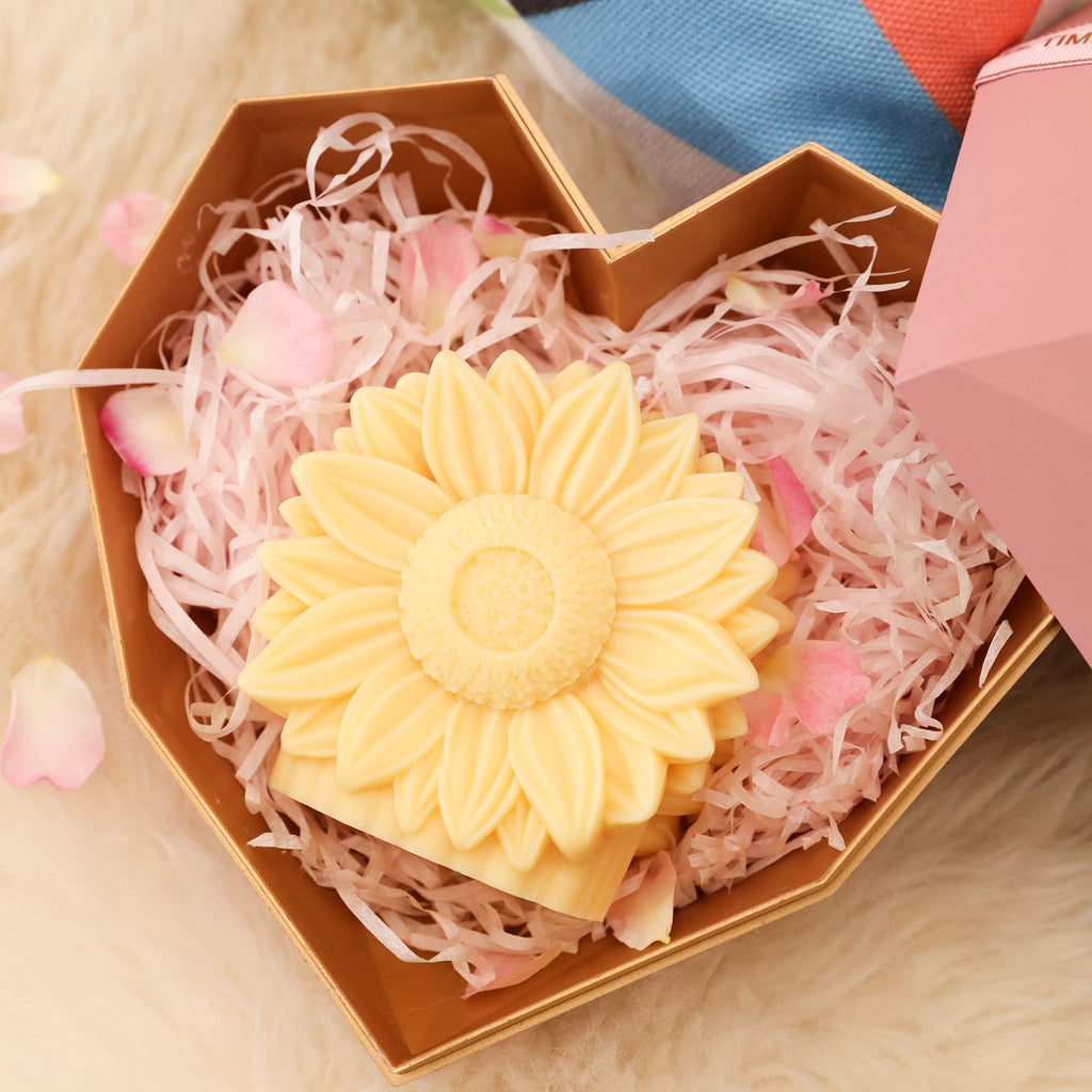 Yellow Sunflower Mirage Candle in Gift Box-Boowan Nicole