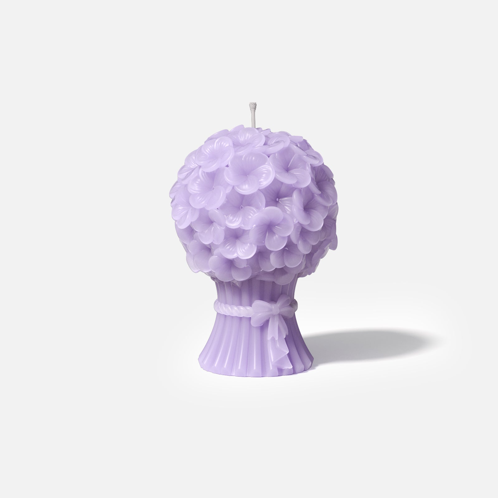 Purple Hydrangea Bouquet Flourishing Candle-Boowan Nicole