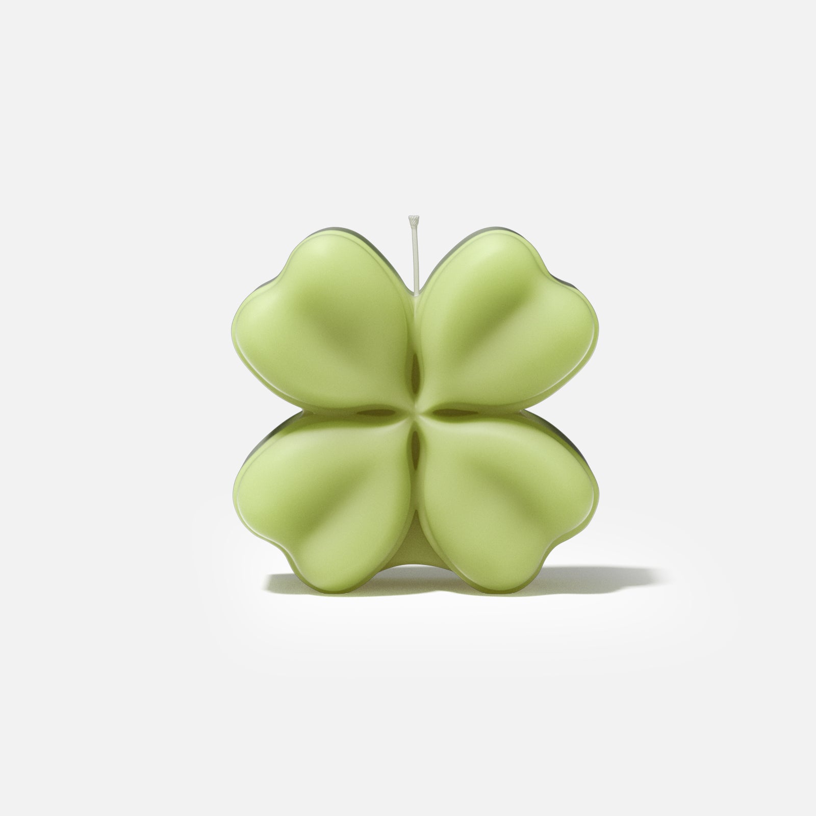 Green Four-Leaf Clover Candle -Boowan Nicole