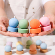 Play Ball Tealight Candle Silicone Mold Collection3D Candle MoldLZ0700+(A0305*5)