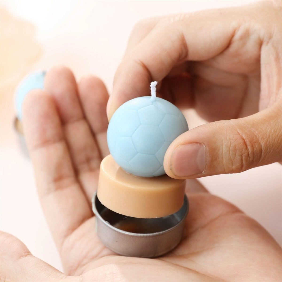 Play Ball Tealight Candle Silicone Mold Collection3D Candle MoldLZ0700+(A0305*5)