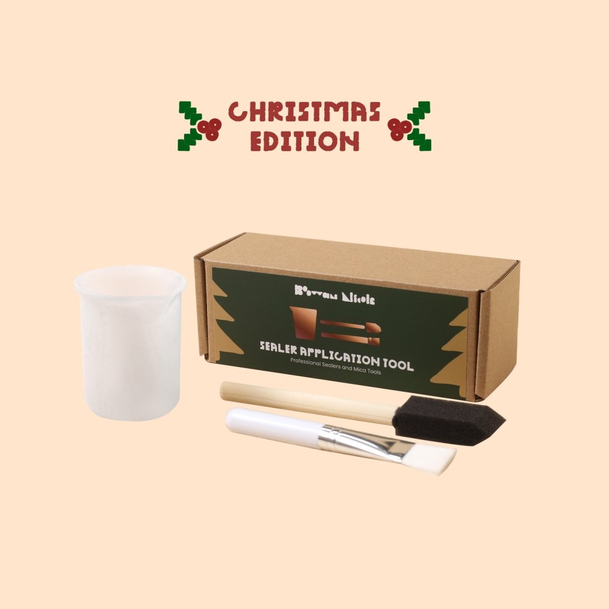 Christmas Edition Sealer Application Tools: Professional Sealers and Mica Powder Kit ToolsCraft Toolsst-21