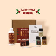 Glitter Colorable Acrylic Gloss Sealer Varnish with Mica Powder Kit - 4 of Christmas Colors