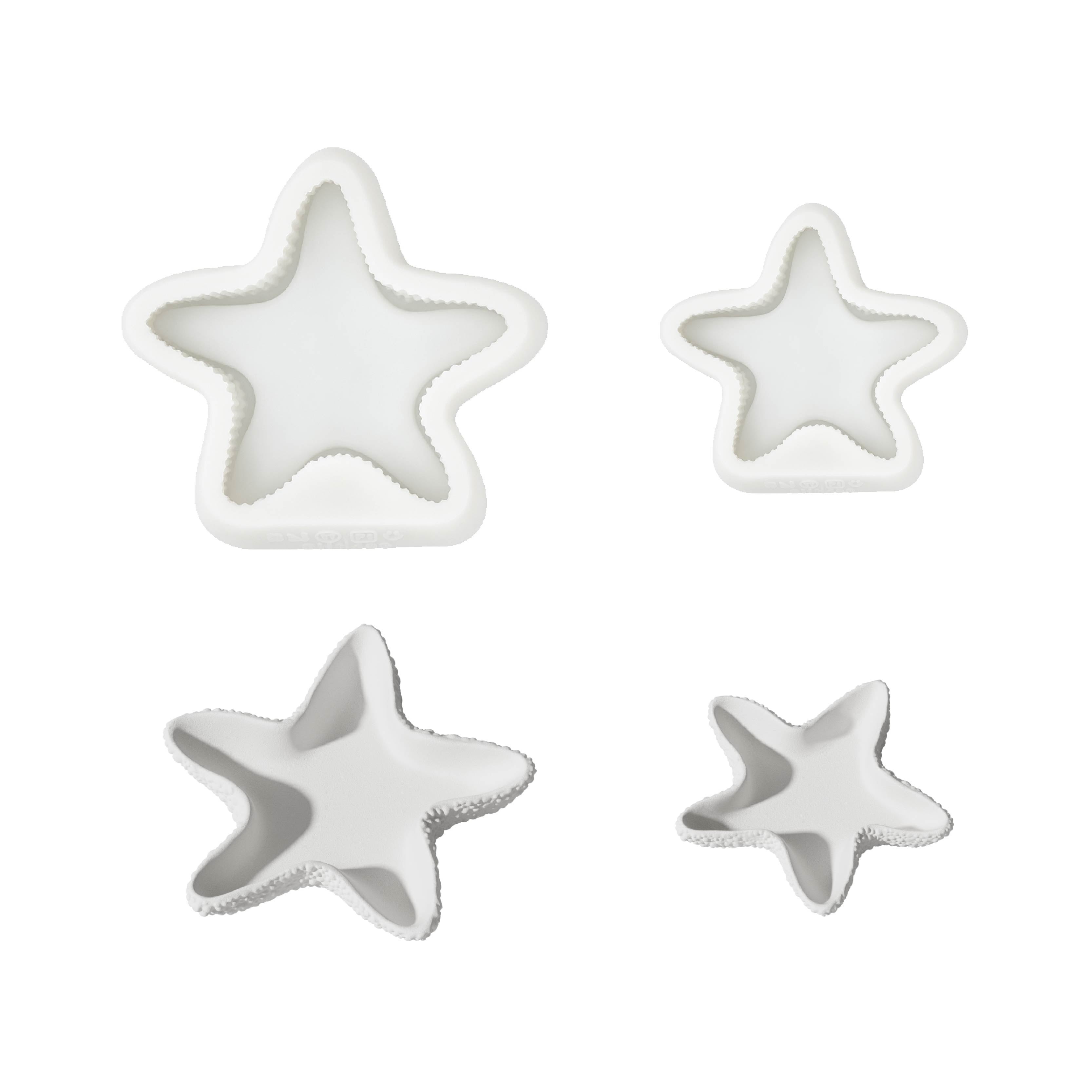 Coastal Starfish Candle Jar Silicone Mold Collection