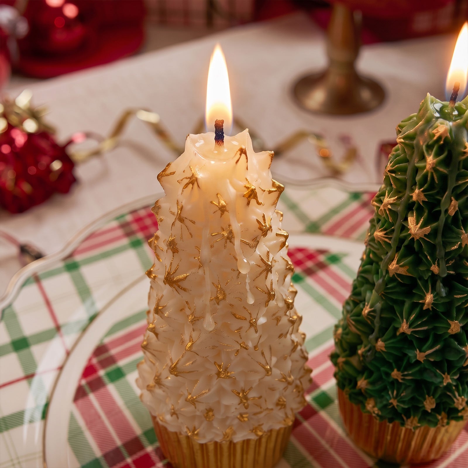 【Pre-sale】Sweet Christmas Tree Cupcake Candle Silicone Mold