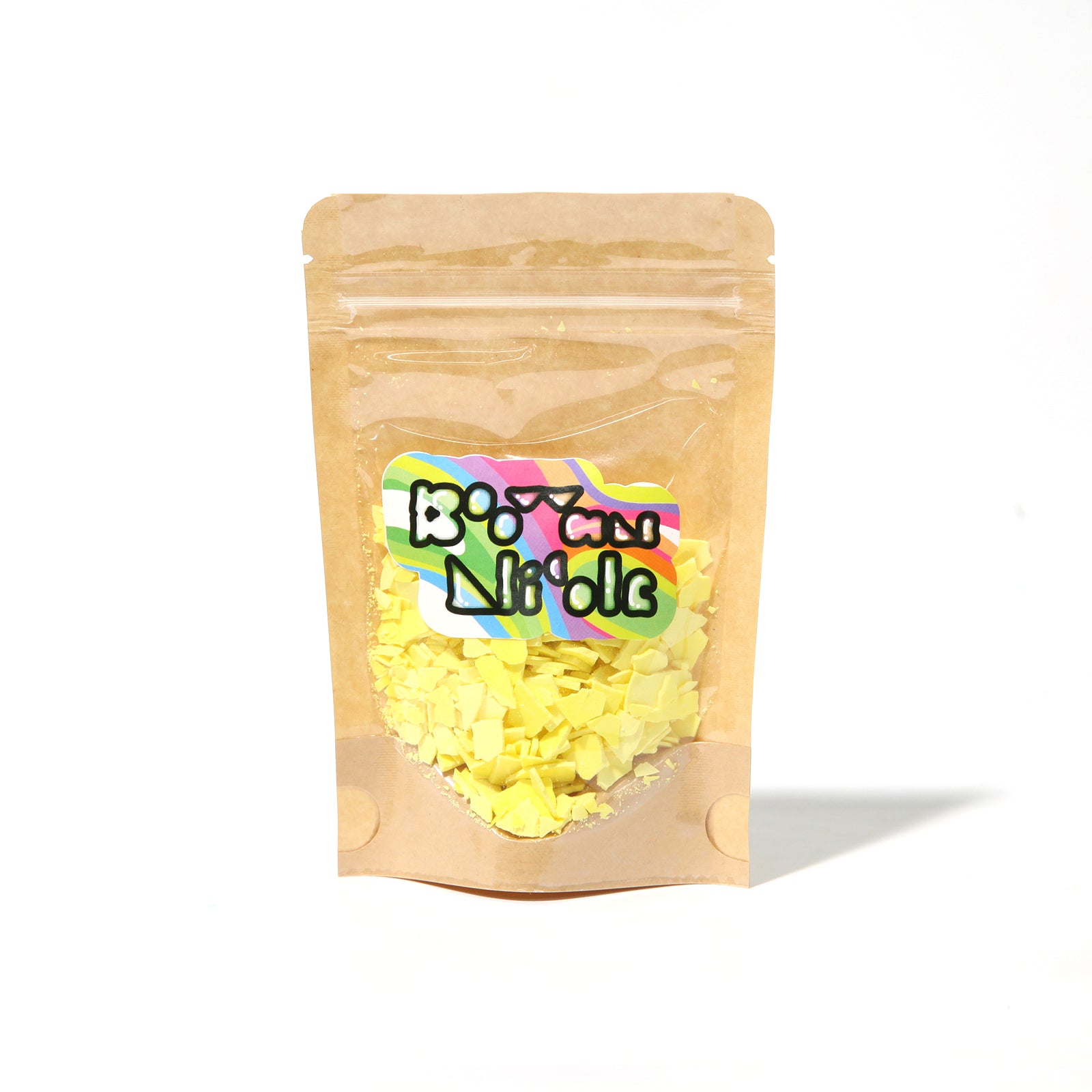 Copeaux de pigments de boowannite jaune et de terrazzo
