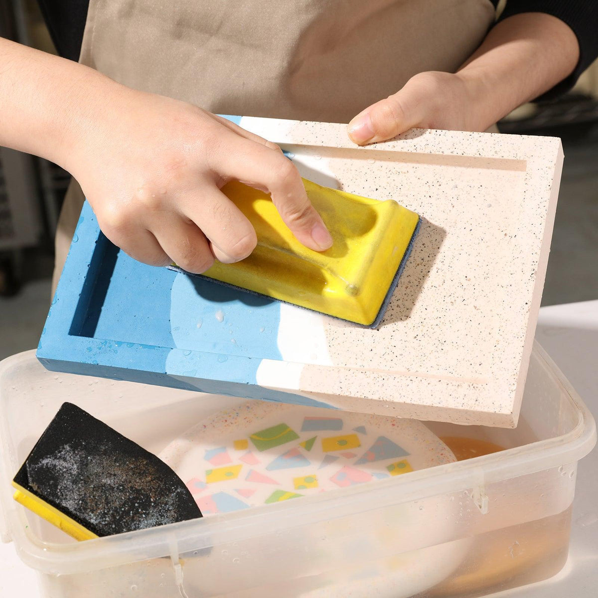 Hand Spander Wet&Dry Right Angle / Sharp Angle Hand Sander/Sanding Block - Sander ...
