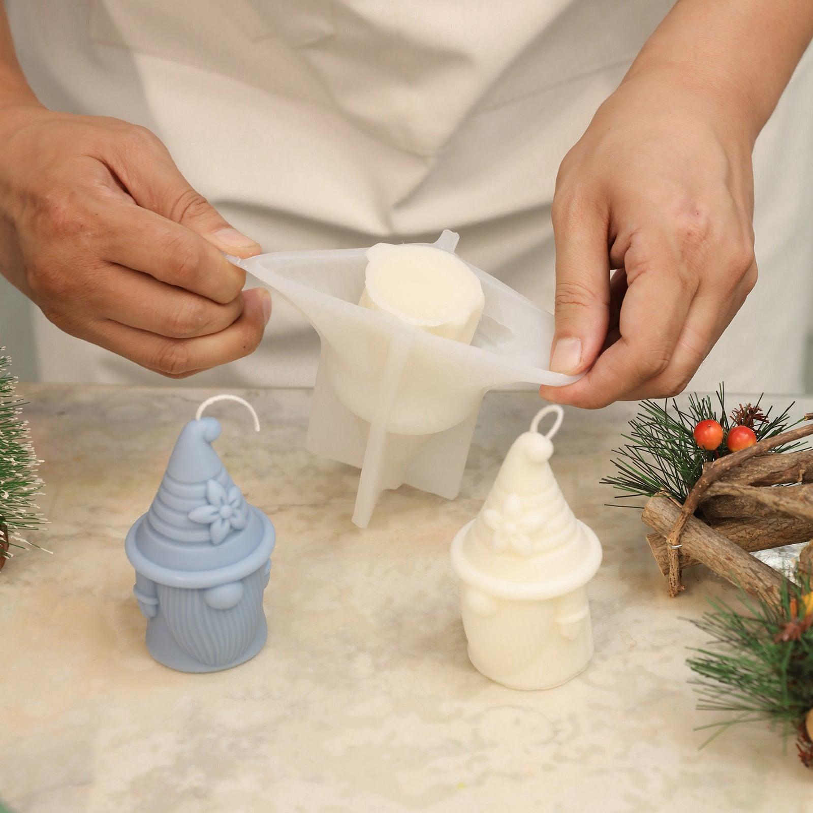 Escape Florian of Hat-tastic Gnome Squad Candle from Silicone Mold -Boowan Nicole