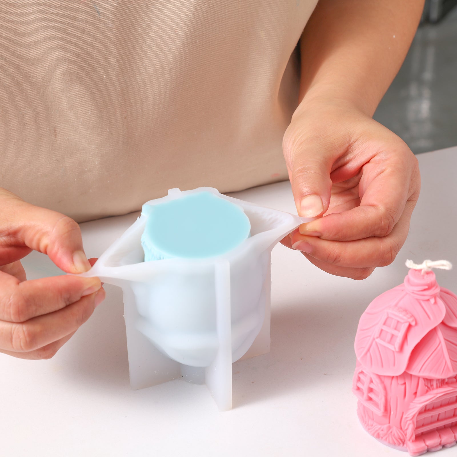 Miniature Fairy House Candle Silicone Mold – Boowan Nicole