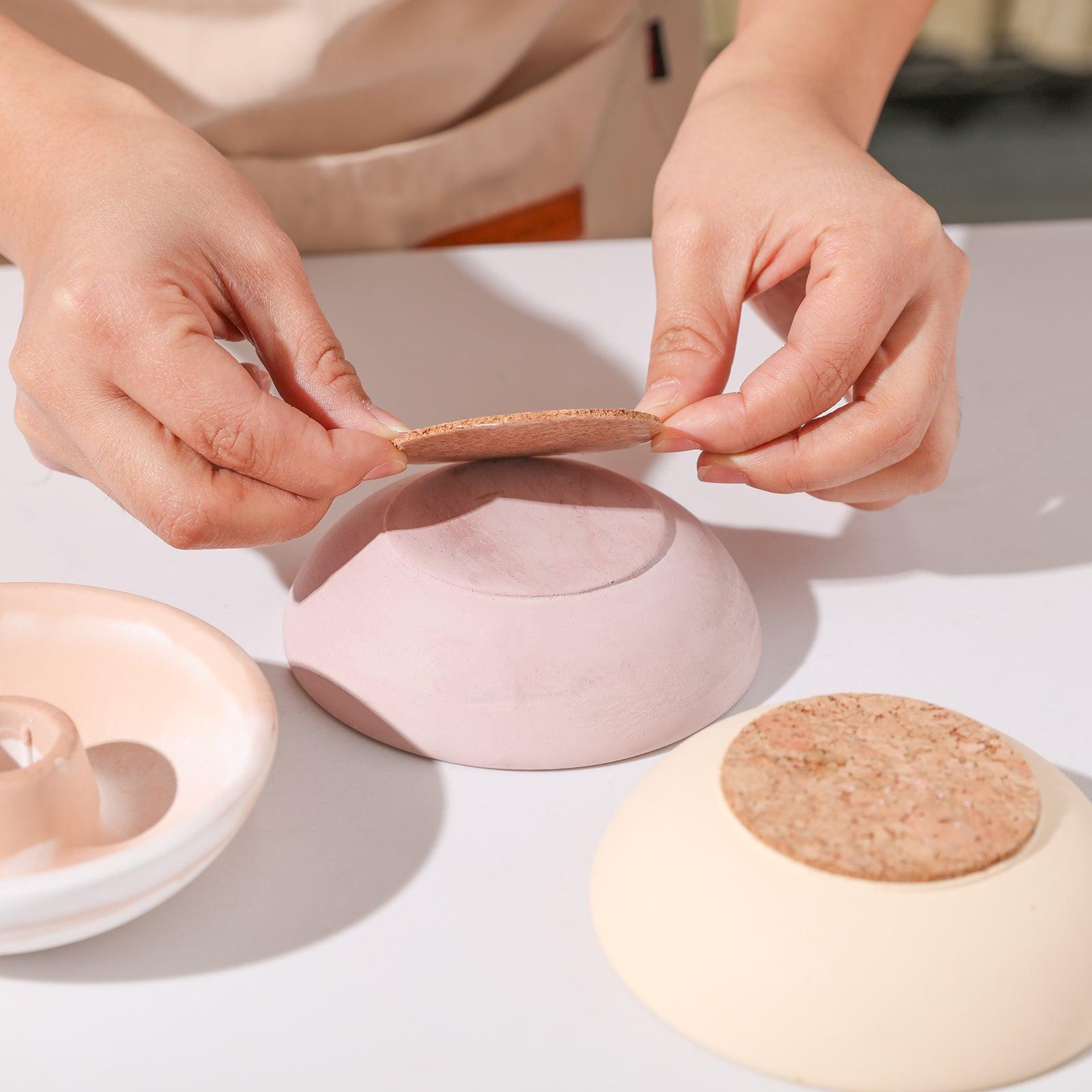 Anti-slip pads attached to the bottom of the candle holder prevent slipping and scratching on surfaces.