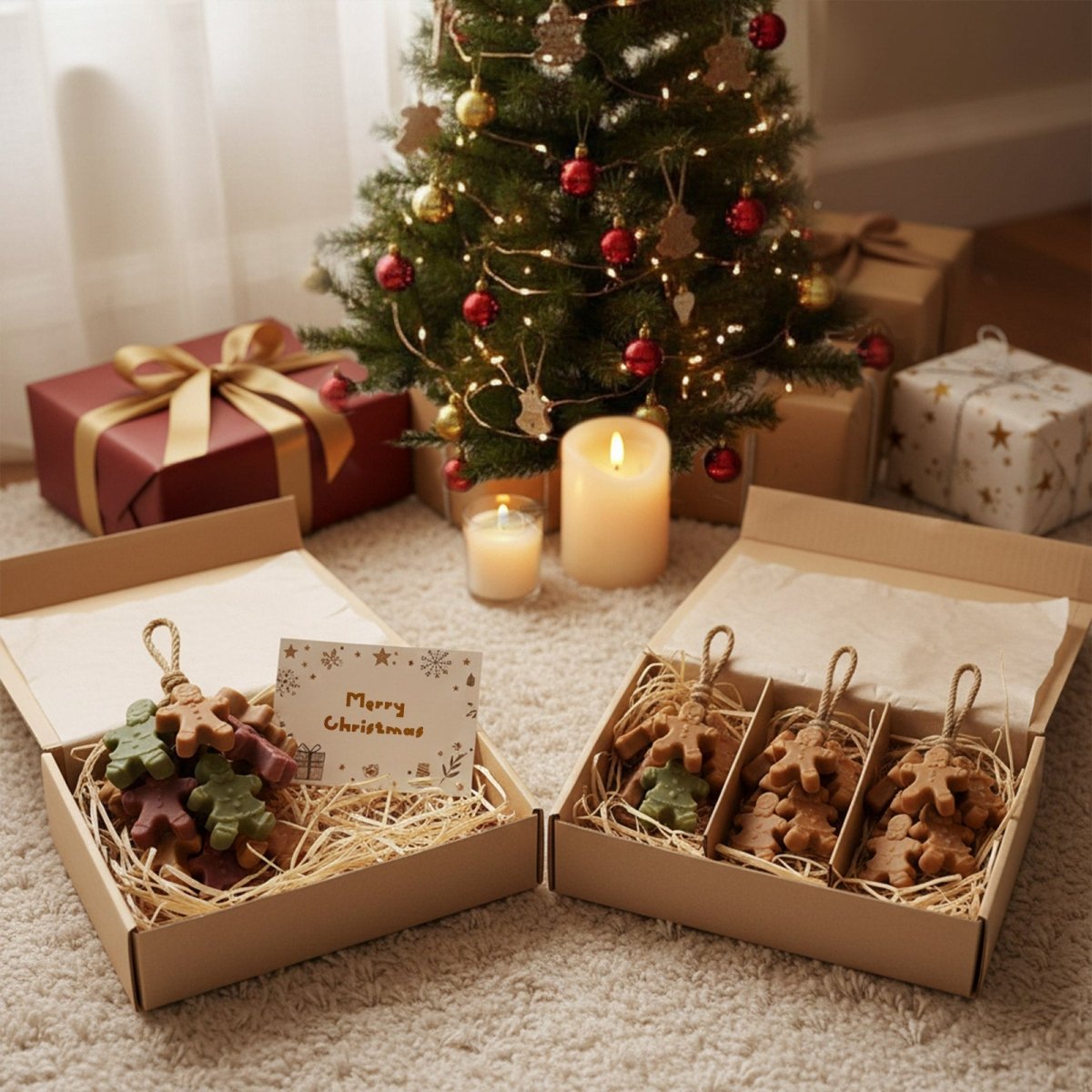 Bubbly Gingerbread Parade Cluster Soap Silicone MoldSoap MoldsR2147