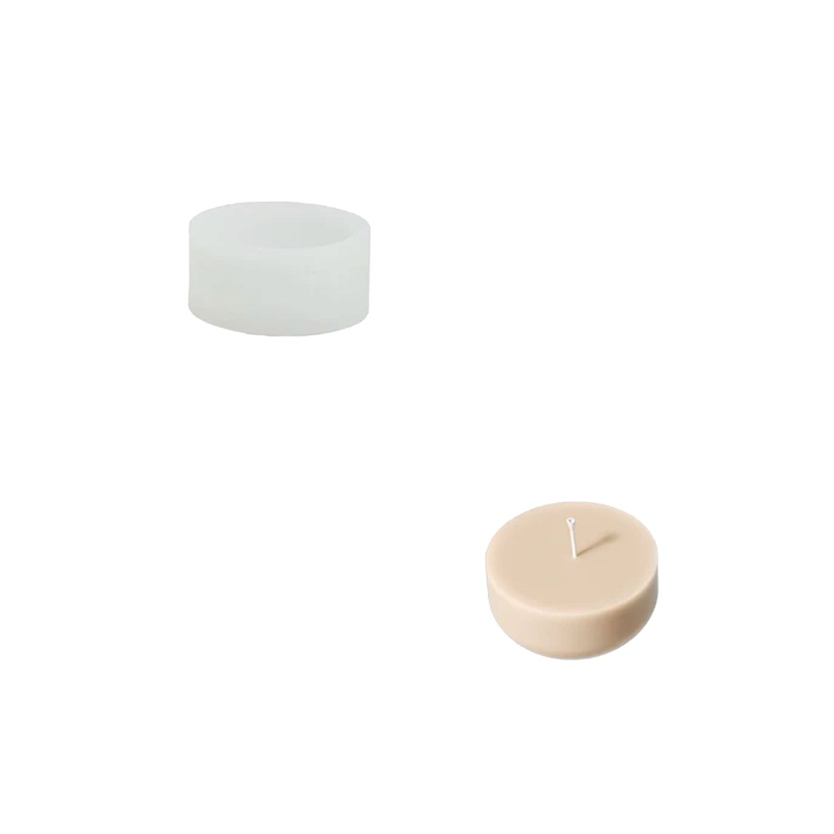 4oz Eternal Rose Bloom Candle Jar & Candle Refill Silicone MoldCandle Jar MoldLZ0894