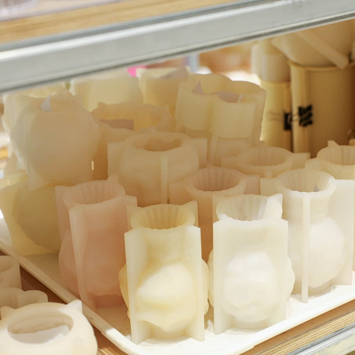 Gently Used Eternal Bloom Candle Silicone Mold Collection3D Candle MoldLZ0687-Used