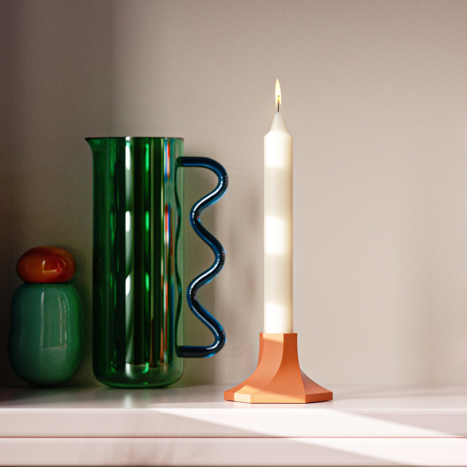 Силиконовые формы для геометрических конических подсвечников - маленький размер