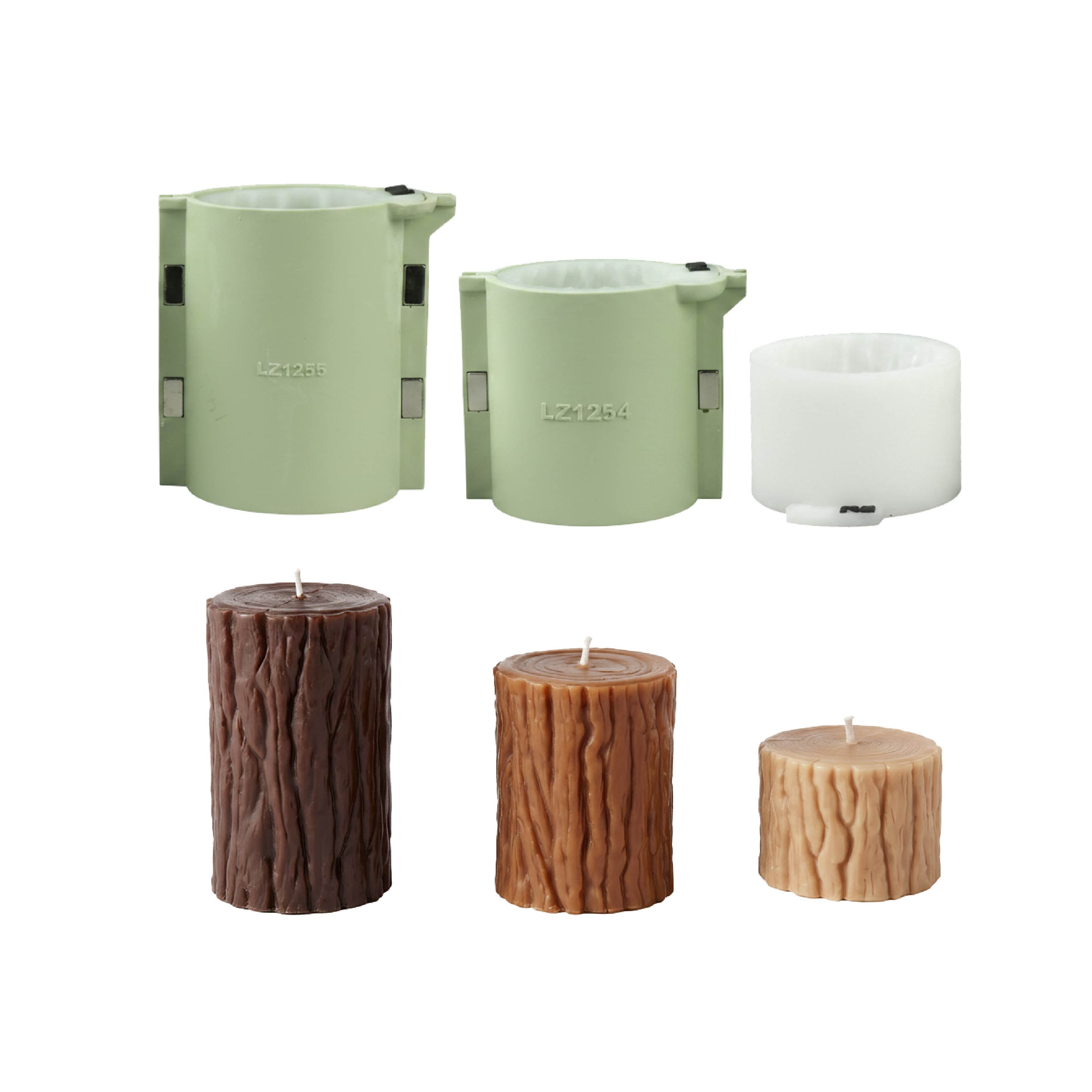 Studio82 x Boowan Nicole | Forest Stump Pillar Candle Silicone Mold Collection
