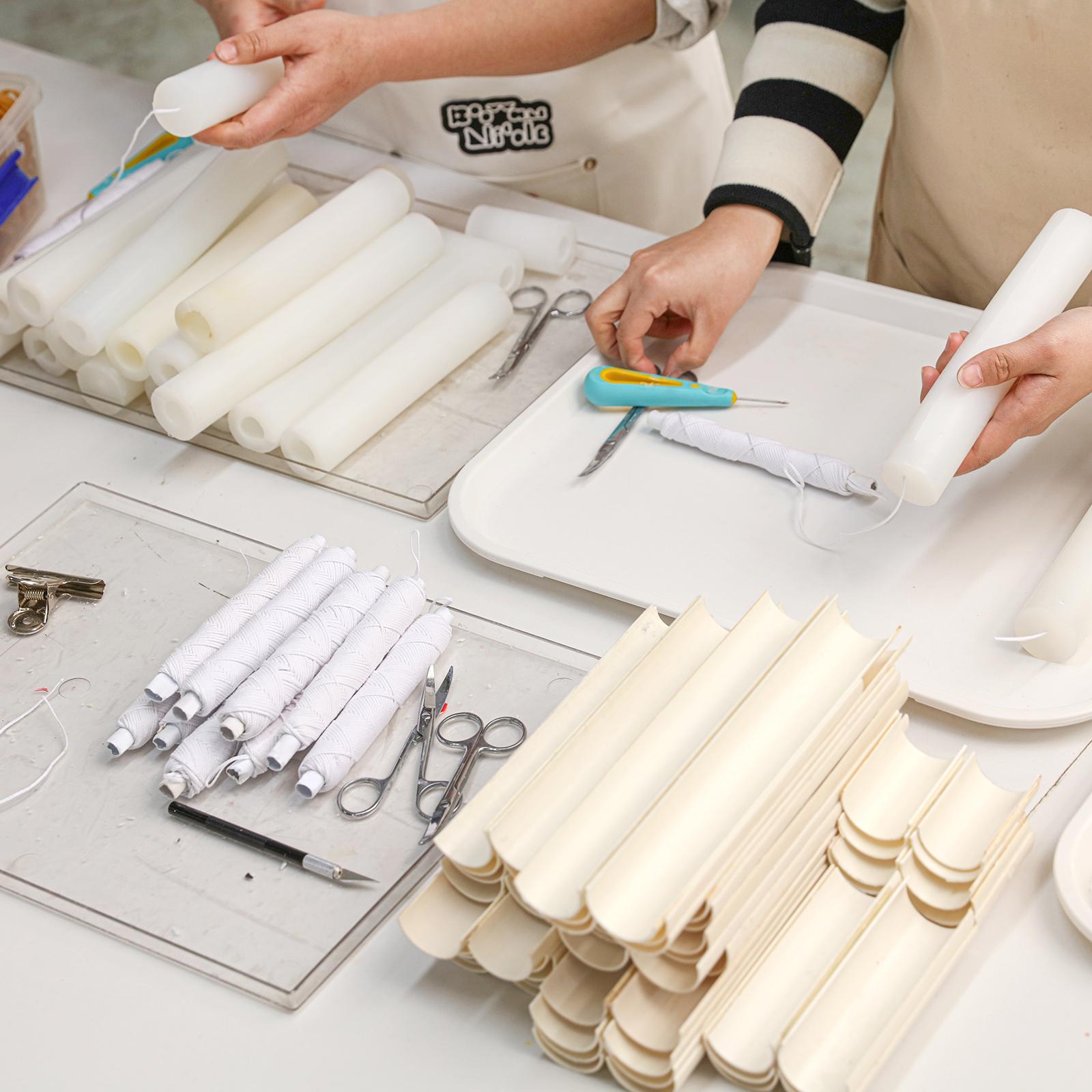 24 Ply Braided LX Candle Wick & Wick Holder