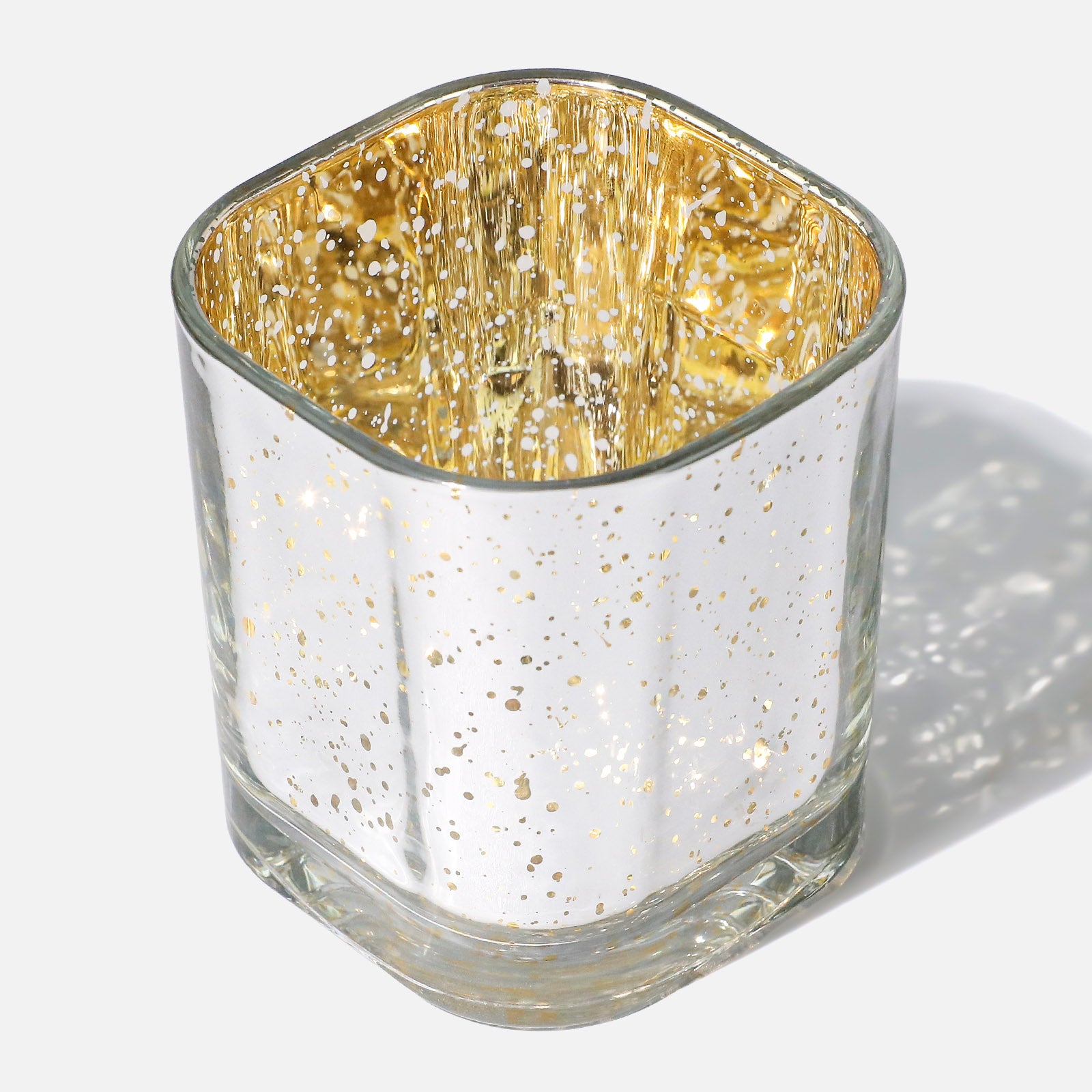 Golden Stardust Glass Candle Jar Collection